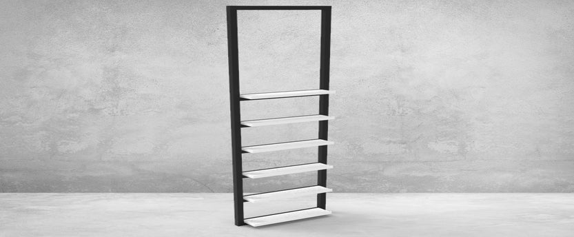 Vertical Bathroom Shelving Unit