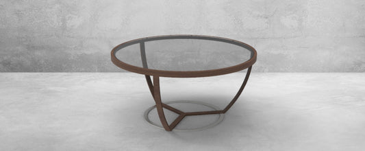 Round Coffee Table with Base Ring