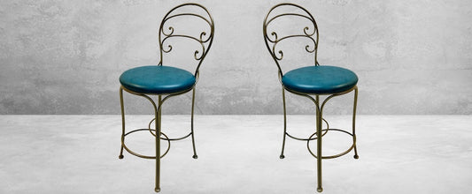 Wrought Aluminum Outdoor Barstool
