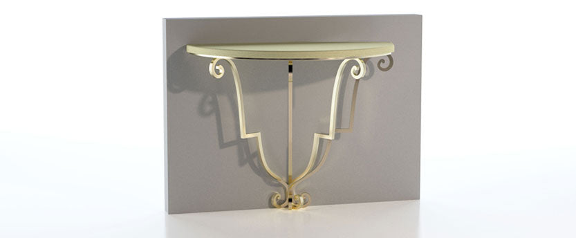 Demilune Console Table