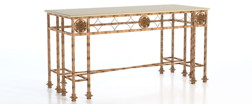 Rectangular Console Table