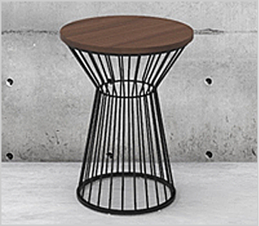 Round Wire End Table