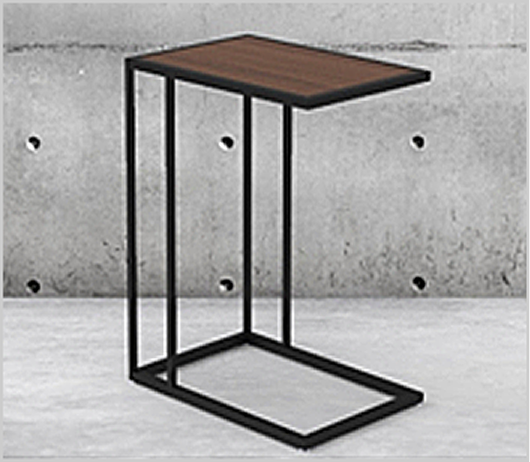 Rectangular Double Bar End Table